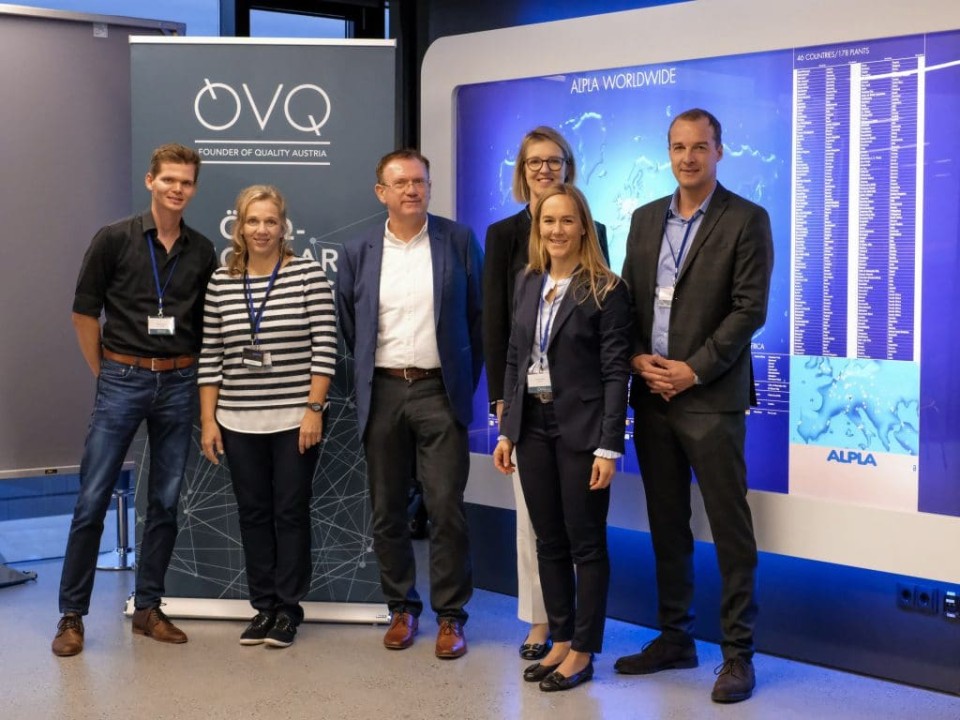 15. ÖVQ-Benchmark-Meeting bei ALPLA im Jahr 2019