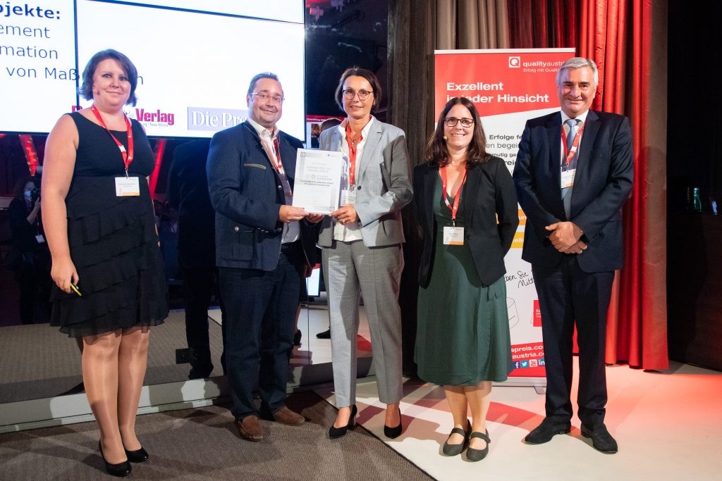 Quality Austria Winners Conference und Verleihung des Staatspreises für Unternehmensqualität