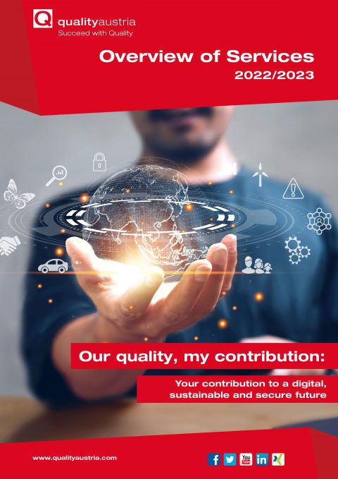 Cover Overview of Services 2022/23. Our quality, my contribution